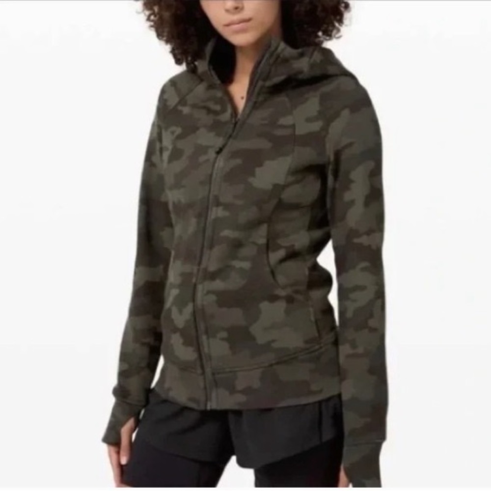 Lululemon Scuba Hoodie Full Zip Came SZ 4